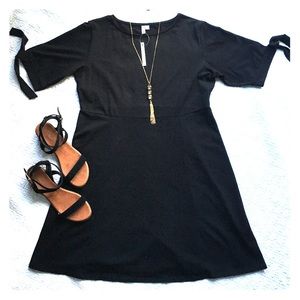 NWT ASOS CURVE Skater Dress with Bow Sleeve